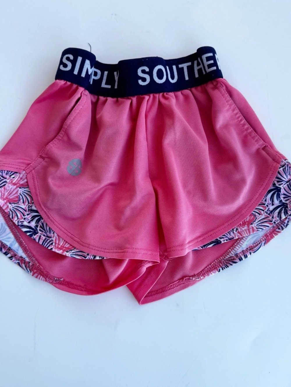 Simply Southern Pink Athletic Shorts